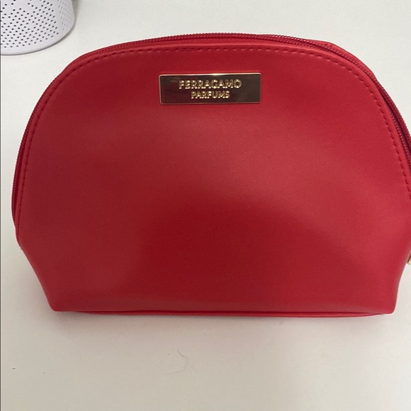 Salvatore Ferragamo Red Cosmetic Bag - Picture 1 of 4